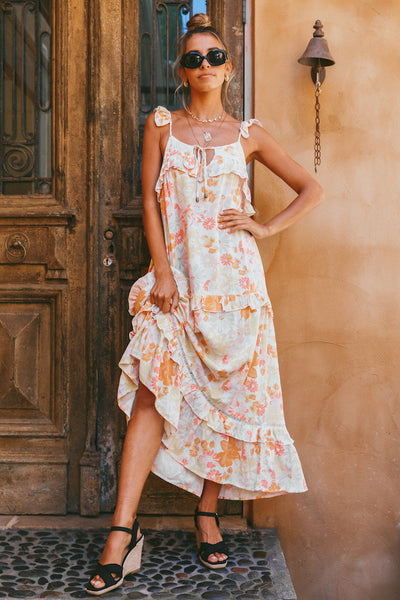 Sunshine Bouquet Maxi Dress