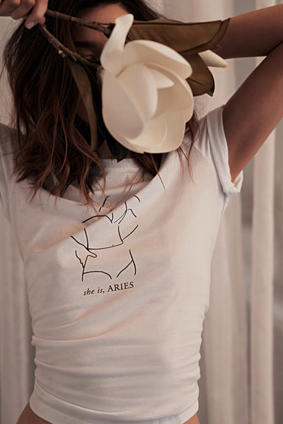 She Is Aries Tee