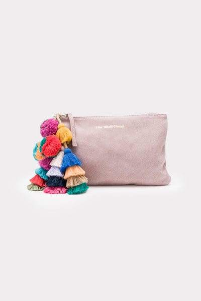 THE WOLF GANG Bedouin Clutch Blush